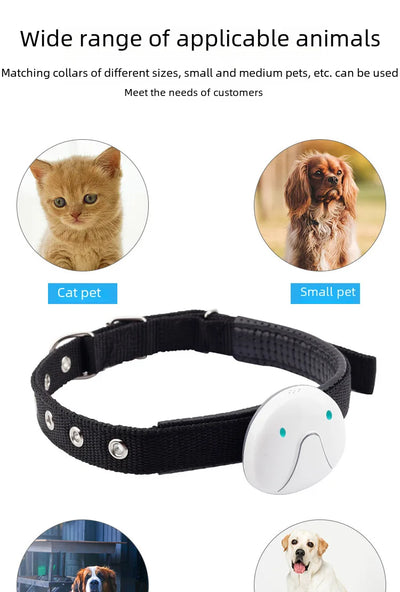 4G GPS & WiFi Pet Tracker Collar – Real-Time Location for Dogs & Cats